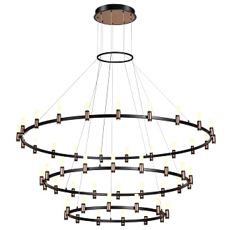 Светодиодный светильник 151 см, 204W, 4000K, Odeon Light Candel 5009/204L, черный