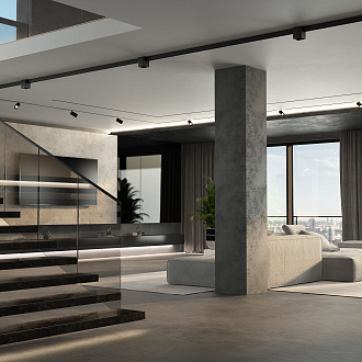 Светильник 10 см, 12W, 4200K, Elektrostandard Slim Magnetic Solo 85055/01, черный