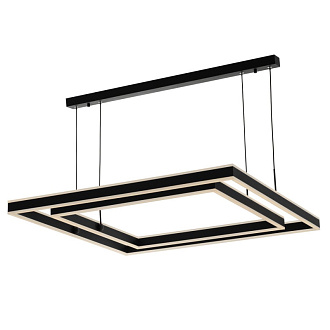 Люстра 80*30-120 см, 150W, 3000-5500К CL719K211 Дуэт Черный