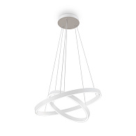 Подвесная люстра 60*60*134 см, LED, 56W, 3000К-4000К, Maytoni Rim MOD058PL-L55WK белый