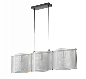 Подвесной светильник 20*86*120 см, 3*E27 черный, хром Vele Luce Cross VL5272P03