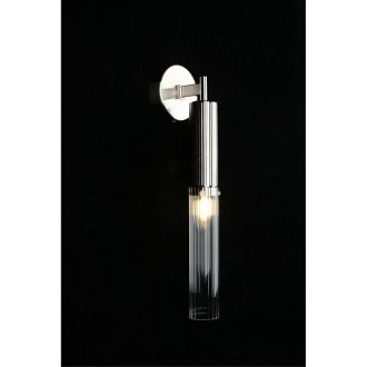 Бра 10*10*43 см, 1*E14, 40W, Aployt KASIA APL.327.21.01, никель