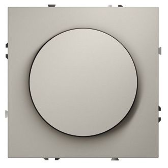 Светорегулятор встраиваемый Voltum S70 поворотно-нажимной 600 Вт, кашемир пластик Soft touch VLS070303