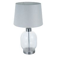 Настольная лампа 30*30*52 см, 1*E27 Gerhort G32175/1T CR+CL BEG, Хром;Прозрачный
