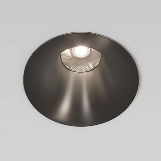 Потолочный акцентный светильник 8*8*6 см, LED, 15W, 4000K, Elektrostandard Bliss 25070/LED, серый, вр 7,5 см