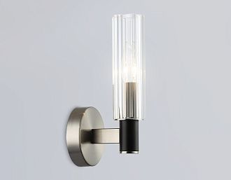 Бра 12*10*25- см, 1*E14*40W, K, Ambrella Light High Light LH55507, черный, сатин