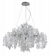 Люстра 84 см, Crystal Lux TENERIFE SP9 SILVER Серебряный