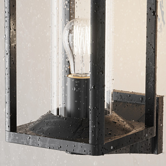 Светильник настенный 21,5*14,5*27,6 см, 1*E27, 15W, Maytoni CELL O452WL-01GF серый