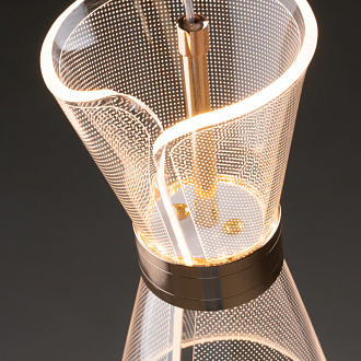 Светильник 10 см, 5W, 3000-6000K, Freya Dress FR5438PL-L6G, золото