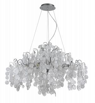 Люстра 84 см, Crystal Lux TENERIFE SP9 SILVER Серебряный