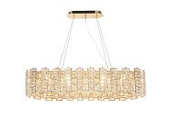 Люстра L1000 x W300 x H210, мм, 12*40W (480W), GOLD (Золото) NewRgy 501-L1000GD GOLD