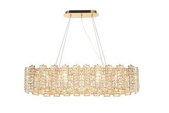 Люстра L1000 x W300 x H210, мм, 12*40W (480W), GOLD (Золото) NewRgy 501-L1000GD GOLD