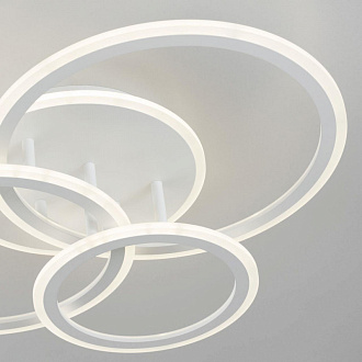 Люстра 61*47*13 см, 75W, 6300 Lm, 3000-5500 К, RGB, 15-20 м2 Белый Citilux Тринити CL238130