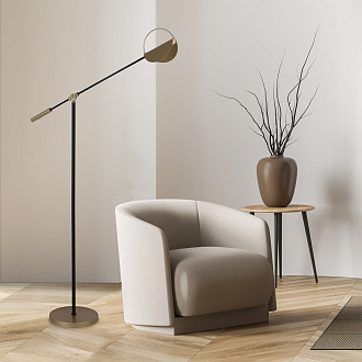 Светильник 142 см, Eurosvet Grazia 01143/1, золото-черный