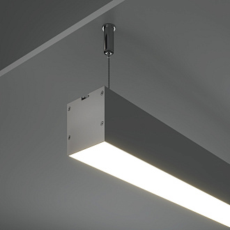 Алюминиевый профиль  Накладной 2000*50*50 мм для светодиодной ленты Maytoni Led strip Серебро ALM-5050-S-2M
