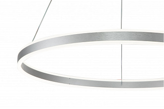 Подвесной светильник 800*1000*100/1240 мм, 1*LED 123W 3000-5700K серебро Indigo Galass V000018L, 14001/1P Silver
