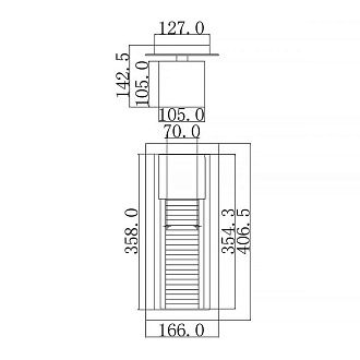 Настенный фонарь KL-SOREL2-M-LED Kichler, арт. KL-SOREL2-M-LED