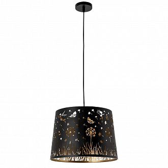 Светильник подвесной Arte Lamp Celesta A2768SP-1BK, диаметр 35 см, черный