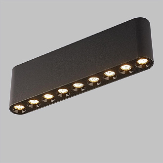Накладной светильник 18 см, 21W, 3000K, Odeon Light Small 7092/21CL, черный