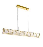 Люстра L1000 x W100 x H100(1100), мм, 36W 3000-6000K, GOLD+CLEAR (Золото + Прозрачный Хрусталь) NewRgy 6029E/36W GOLD+CLEAR