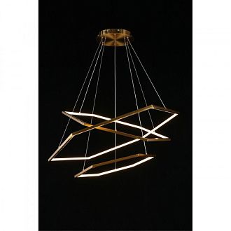 Подвесная люстра 100*87*50-180 см 136W, 3000K, Aployt Polunia APL.021.03.136, бронзовый