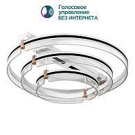 Потолочный светильник *80*25- см, *LED*265W, 3000-6000K, MODELIGHT  MDL.1059.830CL WH, Черный, Золото, Белый