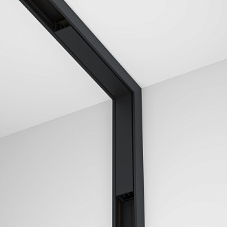 Коннектор питания угловой внутренний Maytoni Basity TRA172ICPC-1B, черный