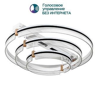 Потолочный светильник *80*25- см, *LED*265W, 3000-6000K, MODELIGHT  MDL.1059.830CL WH, Черный, Золото, Белый
