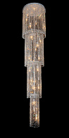 Люстра 550*2800, 28*E14, 40W NewRgy Cristallo 8735/28W WHITE+SILER, Белый