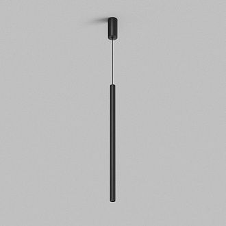 Подвесной светильник 60*2,5*70 см, 1*LED*6W, 4000K, Denkirs ШАЙН ГЛИНГОР | SHINE GLINGOR DK4306-BK, черный
