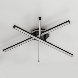 Накладная люстра 90*14 см, 75W, 3000-6000K, Citilux Trent   CL203631 черный