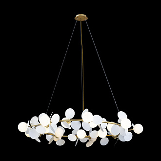Подвесная люстра Loft IT Matisse 10008/1300 white, диаметр 130 см, золото-белый
