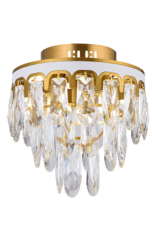 Люстра Ø280 x H270, мм, 3*40W (120W) + 1*LED, COPPER (Латунь) Rilon 2038/3+1 COPPER