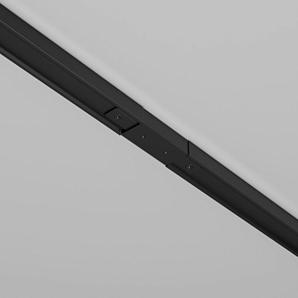 Прямой коннектор питания с вводом питания Maytoni Unity Technical TRA001CB-11B черный