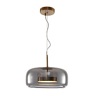 Светильник подвесной 33*28 см, 1 LED*12W, 4000 К, Arte Lamp Padova A2404SP-33SM, Дымчатый