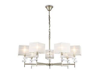 Подвесная люстра с абажурами **85- см, 7*E14*40W, K, Ambrella Light High Light LH71332, золото