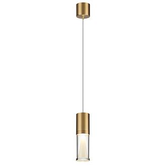 Подвесной светильник *8*220- см, 1*LED*4W, 3000K, Odeon Light Defance 7144/4L, бронзовый