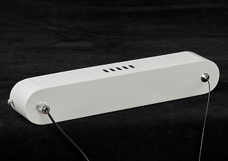 Линейно-подвесной светильник 90*6*40/140 см, 11*LED*3W Lussole Gilbert LSP-7175 белый