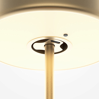 Настольная лампа 12*34,5 см, LED, 3W, 4000К, Maytoni AI Collaboration MOD229TL-L3G3K2 золотой