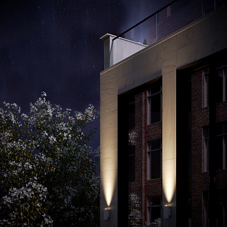 Светильник садово-парковый со светодиодами Column LED 35138/U белый Elektrostandard