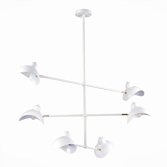 Люстра подвесная 120 см, 360W, ST LUCE MINNE SL1801.503.06 Белый