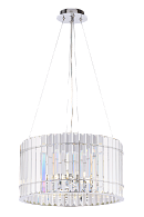 Люстра Ø400 x H220(1000), мм, 6*40W (240W), CHROME (Хром) NewRgy 8777/6CR CHROME