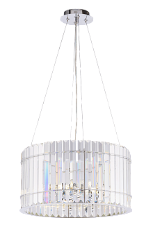 Люстра Ø400 x H220(1000), мм, 6*40W (240W), CHROME (Хром) NewRgy 8777/6CR CHROME