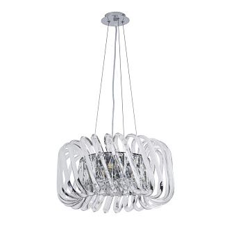 Люстра 40*40*30-117 см, 6*Е14*40W, Modelux  ML.2022.6 CR, Хром
