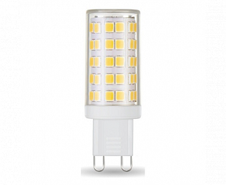 107309255-D Лампа Gauss G9 AC185-265V 5,5W 550lm 4100K керамика диммируемая LED 1/10/200