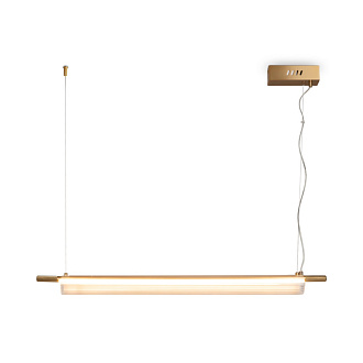 Линейный светильник 7*7*130 см, LED, 3000К, Maytoni Loom MOD258PL-L20BS3K латунный