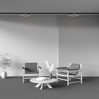 Трековый светильник 40*8 см, *LED*24W, 4000K, Maytoni technical EXILITY TR227-2-24W4K-B, Черный