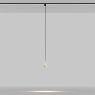 Трековый подвесной магнитный светильник 3 см, 7W, 3000K, Maytoni Waist TR168-1-7W3K-M-BS, латунь