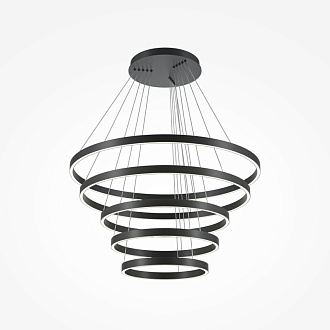 Подвесной светильник 90*20*300 см, LED*174W Rim 3000К-4000К MOD058PL-L200BK Maytoni, Черный