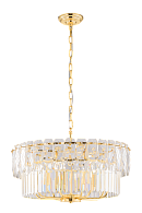 Люстра Ø600 x H300 (1000), мм, 8*40W (320W), H GOLD (Золото) NewRgy L17-ф600 H GOLD